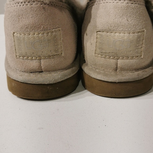 UGG Neutrals Cardi Cardu Beige Cream Lattice Sweater Knit Tall Boots - Picture 4 of 9